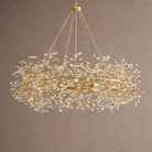Fiore Crown Crystal Branch Chandelier 39" 48" 60“ - Gold48"Blushlighting