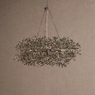 Fiore Crown Crystal Branch Chandelier 39" 48" 60“ - Black/Smoke48"Blushlighting