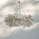Fiore Crown Crystal Branch Chandelier 39" 48" 60“ - Bronze48"Blushlighting
