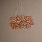 Fiore Crown Crystal Branch Chandelier 39" 48" 60“ - Brass/Amber39"Blushlighting
