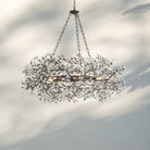 Fiore Crown Crystal Branch Chandelier 39" 48" 60“-