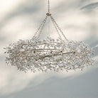 Fiore Crown Crystal Branch Chandelier 39" 48" 60“-