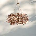 Fiore Crown Crystal Branch Chandelier 39" 48" 60“-Brass/Amber-39"-