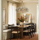 Fiore Crown Crystal Branch Chandelier 39" 48" 60“-