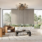 Fiore Flushmount - Bronze/Smoke28"Blushlighting