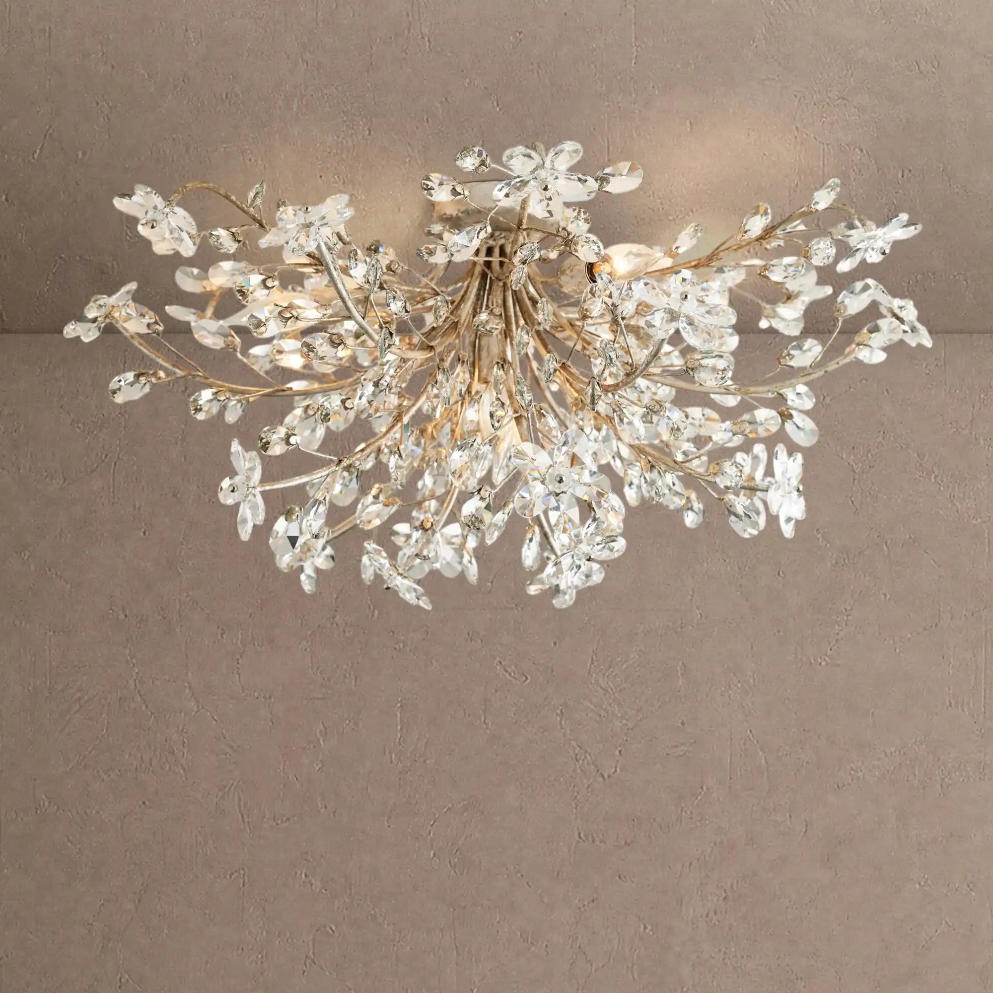 Fiore Flushmount - Sliver18"Blushlighting