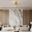 Fiore Flushmount - Gold28"Blushlighting