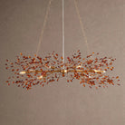 Fiore Linear Chandelier 43" 51" 68"W - Brass/Amber43"Blushlighting