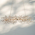 Fiore Linear Chandelier 43" 51" 68"W - Gold43"Blushlighting