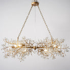 Fiore Linear Chandelier 43" 51" 68"W - Silver68"Blushlighting