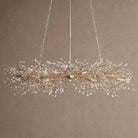 Fiore Linear Chandelier 43" 51" 68"W - Brass/Amber68"Blushlighting