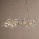 Fiore Linear Chandelier 43" 51" 68"W - Silver43"Blushlighting