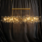 Fiore Linear Chandelier 43" 51" 68"W - Silver68"Blushlighting