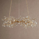 Fiore Linear Chandelier 43" 51" 68"W - Gold43"Blushlighting