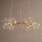 Fiore Linear Chandelier 43" 51" 68"W - Gold43"Blushlighting