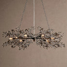 Fiore Linear Chandelier 43" 51" 68"W - Black/Smoke43"Blushlighting
