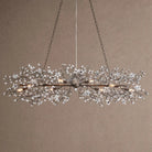 Fiore Linear Chandelier 43" 51" 68"W - Black68"Blushlighting