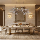 Fiore Linear Chandelier 43" 51" 68"W - Black43"Blushlighting
