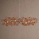 Fiore Linear Chandelier 43" 51" 68"W - Brass/Amber68"Blushlighting