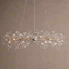 Fiore Linear Chandelier 43" 51" 68"W - Silver68"Blushlighting