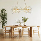 Fiore Linear Chandelier 43" 51" 68"W-