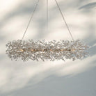 Fiore Oval Chandelier 62'' 74'' - 74"BronzeBlushlighting