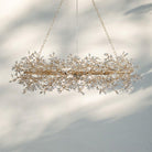 Fiore Oval Chandelier 62'' 74'' - 74"SilverBlushlighting