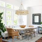 Fiore Oval Chandelier 62'' 74''-Blushlighting