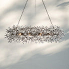 Fiore Oval Chandelier 62'' 74'' - 74"SilverBlushlighting