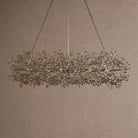 Fiore Oval Chandelier 62'' 74'' - 62"Black/SmokeBlushlighting