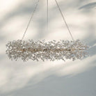 Fiore Oval Chandelier 62'' 74'' - 74"SilverBlushlighting