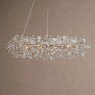 Fiore Oval Chandelier 62'' 74'' - 62"GoldBlushlighting