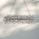 Fiore Oval Chandelier 62'' 74''-62"-Bronze-