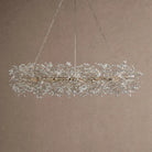 Fiore Oval Chandelier 62'' 74'' - 74"SilverBlushlighting