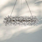 Fiore Oval Chandelier 62'' 74'' - 62"BronzeBlushlighting