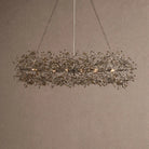 Fiore Oval Chandelier 62'' 74'' - 74"Black/SmokeBlushlighting