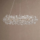 Fiore Oval Chandelier 62'' 74'' - 62"SilverBlushlighting