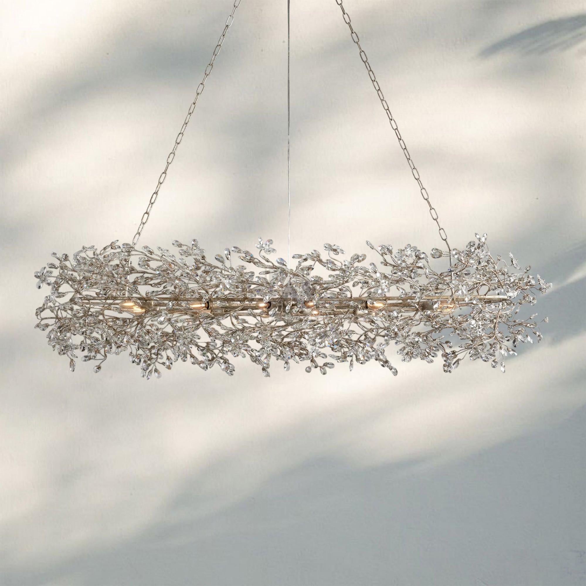 Fiore Oval Chandelier 62'' 74''-