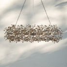 Fiore Oval Chandelier 62'' 74''-62"-Bronze/Smoke-