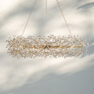 Fiore Oval Chandelier 62'' 74''-74"-Gold-