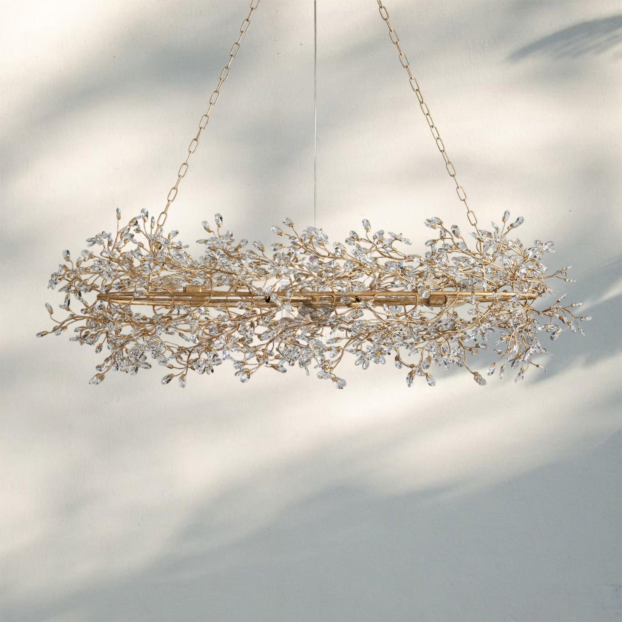 Fiore Oval Chandelier 62'' 74''-