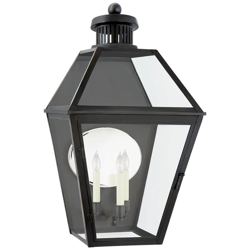 Fitzroy 3/4 Lantern Wall Sconce Outdoor-wall sconce for outdoor,wall sconce for garden,wall sconce for restaurant,wall sconce for foyer,wall sconce for bathrooms,wall sconce for kitchen,wall sconce for living room-Large-