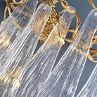 Flake Long Crystal Branch Brass Wall Sconce-Blushlighting