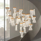 Flame Branch Chandelier-chandeliers for dining room,chandeliers for stairways,chandeliers for foyer,chandeliers for bedrooms,chandeliers for kitchen,chandeliers for living room-Blushlighting