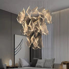 Flame Branch Chandelier - 12 lightsBlushlighting