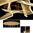 Flame Branch Chandelier - 8 lightsBlushlighting