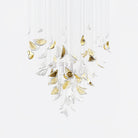 Floating Leaves Chandelier-Chandelier-Blushlighting-Blushlighting