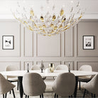 Floating Leaves Chandelier-Chandelier-Blushlighting-Blushlighting