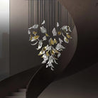 Floating Leaves Chandelier-Chandelier-Blushlighting-Blushlighting