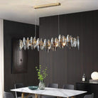 Flor Linear Chandelier for Dining Room-Chandelier-Blushlighting-Blushlighting